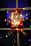 FY-60305 christmas santa claus Fenster Glühlampelampenadapters FY-60305 billig Weihnachten Weihnachtsmann Fenster Glühlampelampenadapters Fenster leuchtet