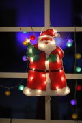 FY-60313 christmas santa claus Fenster Glühlampelampenadapters FY-60313 billig Weihnachten Weihnachtsmann Fenster Glühlampelampenadapters Fenster leuchtet
