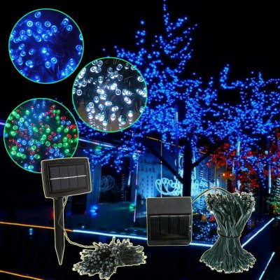 <strong>FY-200L-SP Series 200 LED Sol</strong> Solar Powered White 200 LED String Lights Garden Christmas Outdoor - Solar Christmas Lights made in china 